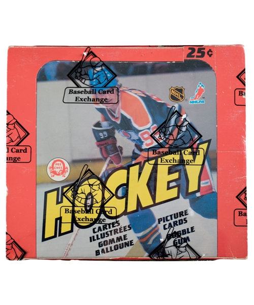 1982-83 O-Pee-Chee Hockey Wax Box (48 Unopened Packs) - BBCE Certified