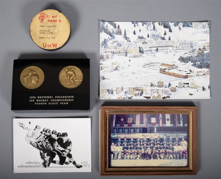 Bob Johnson’s Hockey Memorabilia Collection of 12