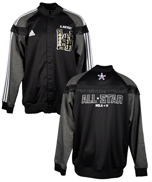 Kobe Bryants 2014 NBA All-Star Game Western Conference Issued Warm-Up Jacket with LOA