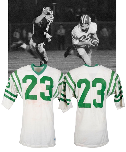 Ron Lancasters Circa 1970 Saskatchewan Rough Riders Game-Worn Jersey