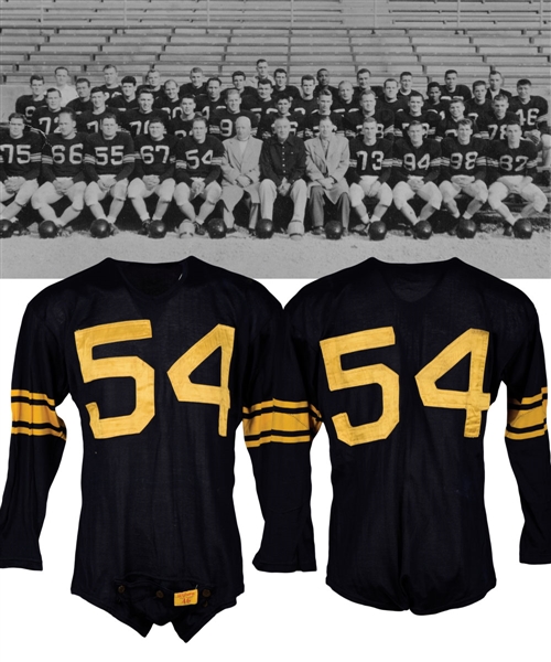 Dean "Dino" Bandieras Early-1950s Winnipeg Blue Bombers Game-Worn Jersey