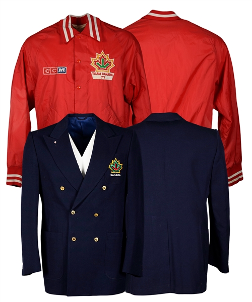 Wilf Paiements 1977 Team Canada World Championships Team Blazer and Jacket