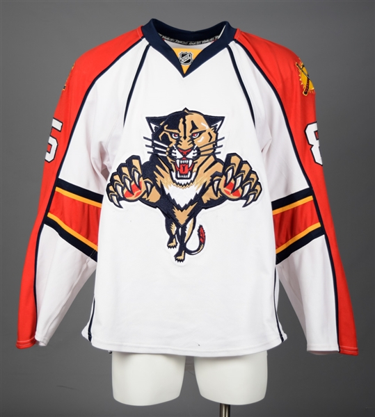 Rostislav Oleszs 2007-08 Florida Panthers Game-Worn Jersey