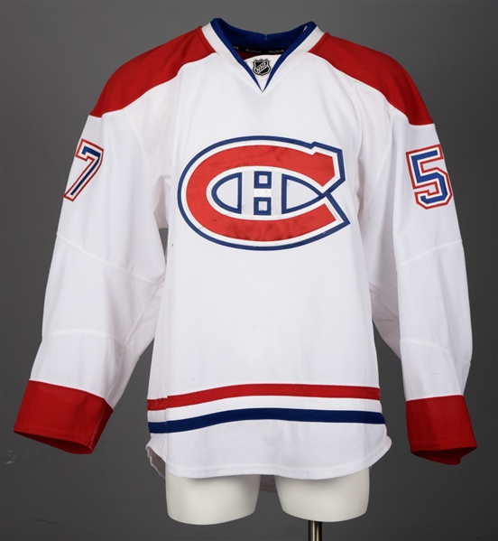 Blake Geoffrions 2011-12 Montreal Canadiens Game-Worn Jersey with Team LOA