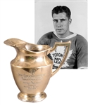 Harvey "Busher" Jacksons 1934 Toronto Maple Leafs vs Detroit Red Wings Charity Hockey Series Trophy (8”)