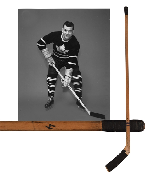 Harry Watsons 1951-52 Toronto Maple Leafs Team-Signed Game-Used Stick