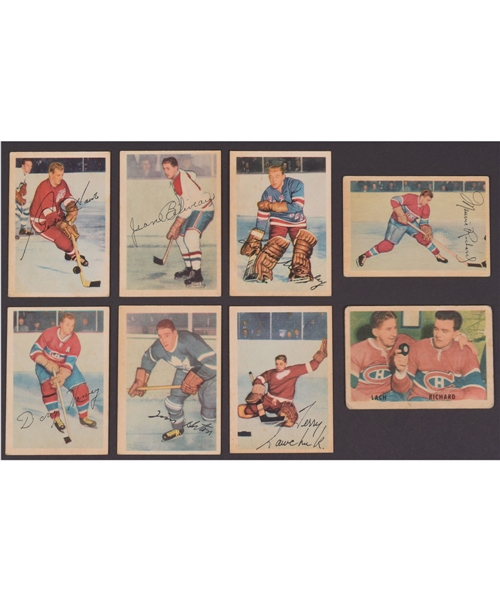 1953-54 Parkhurst Hockey Complete 100-Card Set 