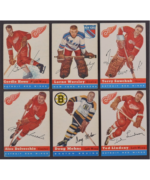 1954-55 Topps Hockey Complete 60-Card Set