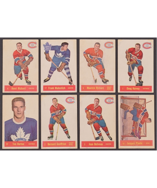 1957-58 Parkhurst Hockey Complete 50-Card Set