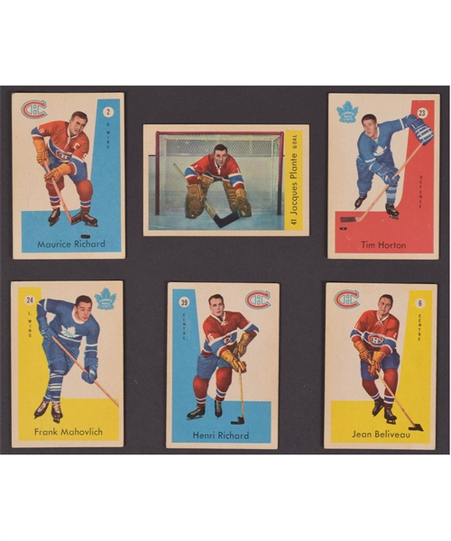 1959-60 Parkhurst Hockey Complete 50-Card Set