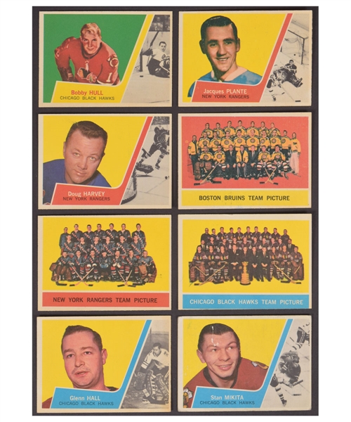 1963-64 Topps Hockey Complete 66-Card Set