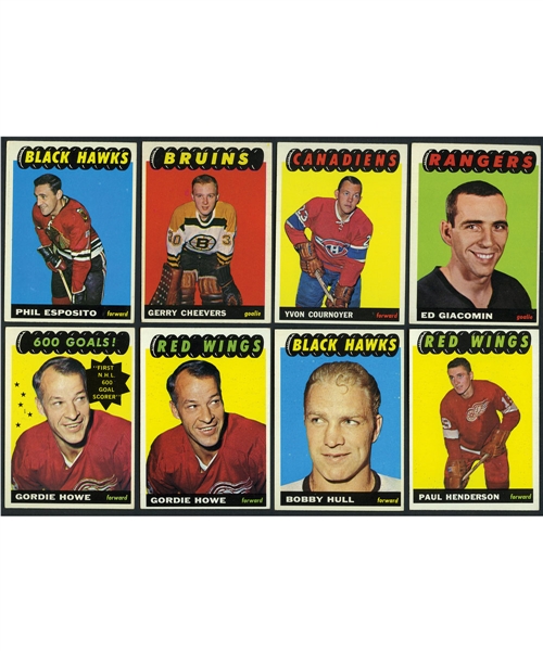 1965-66 Topps Hockey Complete 128-Card Set