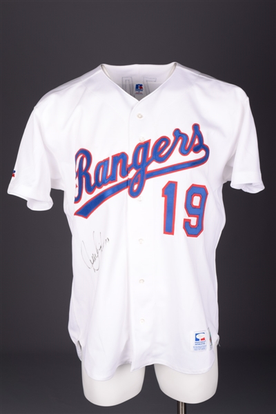 Juan Gonzalez Signed Texas Rangers Jersey and Signed Cooper Bat with JSA COAs