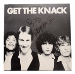 "The Knack" Doug Fieger and Prescott Niles Dual-Signed "Get the Knack" LP Album Cover - JSA Certified