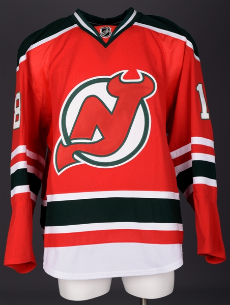 Vladimir Zharkovs 2010-11 New Jersey Devils "Retro Night" Game-Worn Jersey with Team LOA