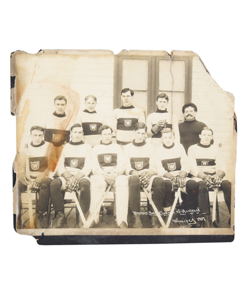 Montreal Wanderers 1907 Team Photo Featuring Five HOFers (8 ½” x 10”) 