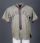 Circa 1920s Russell Manitoba Wool Baseball Uniform with Jersey, Pants and Belt