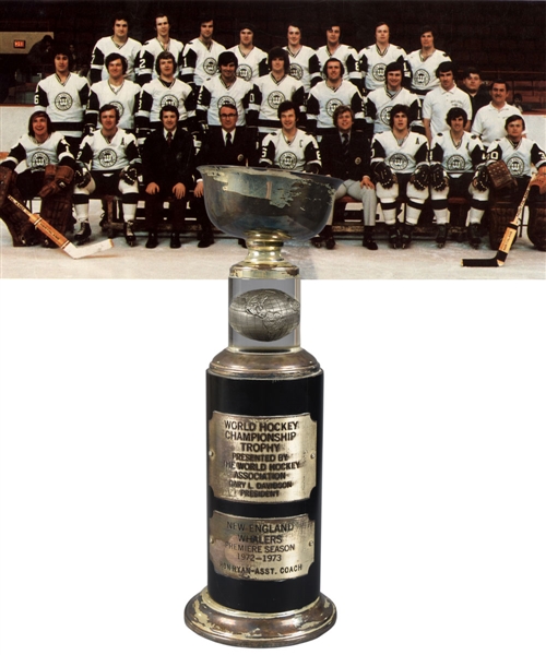 Ron Ryans 1972-73 WHA New England Whalers Avco Cup Championship Trophy (12 3/4")