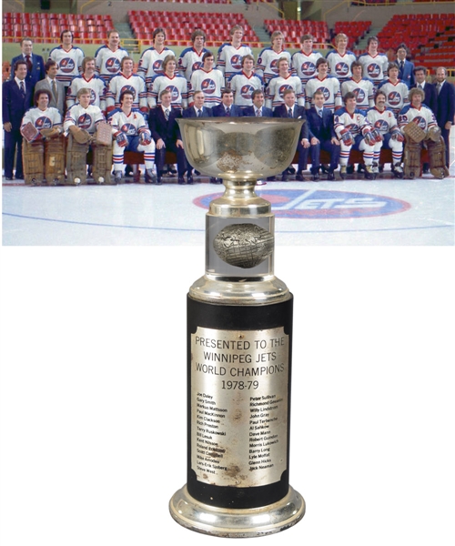 Ron Ryans 1978-79 WHA Winnipeg Jets Avco Cup Championship Trophy (12 3/4")