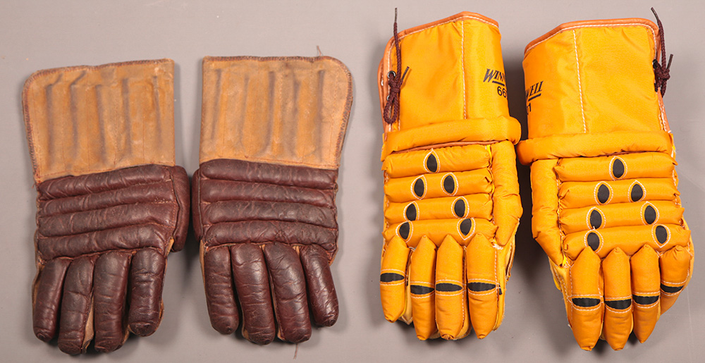 Lot Detail - Vintage Hockey Equipment Collection of 28 with Early ...
