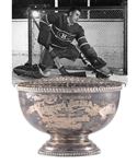 Gerry McNeils Late-1940s Montreal Canadiens Georges Vezina Commemorative Trophy Gifted by Fan (5 1/4")