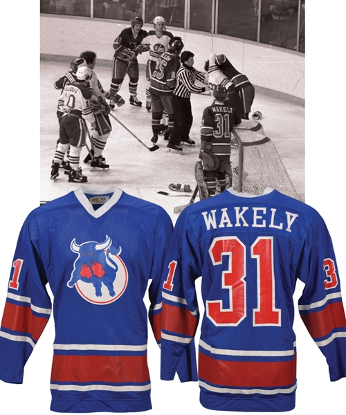 Ernie Wakelys 1978-79 WHA Birmingham Bulls Game-Worn Jersey