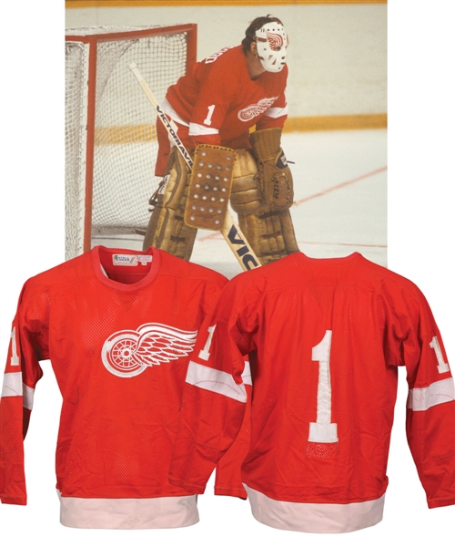 Jim Rutherfords 1979-80 Detroit Red Wings Game-Worn Jersey