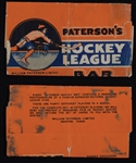 Rare 1923-24 William Paterson V145-1 Hockey Wrapper and SGC-Graded Card #31 Red Green RC