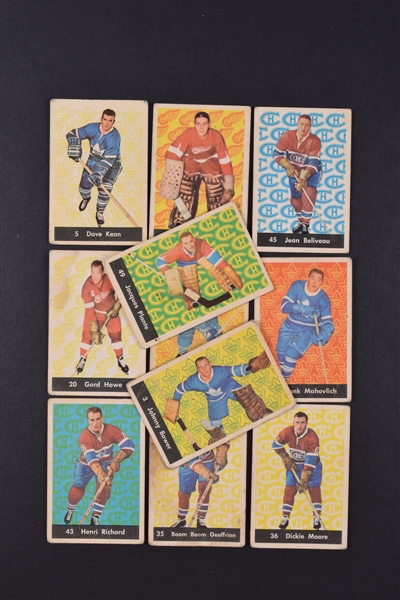 1961-62 Parkhurst Hockey Complete 51-Card Set