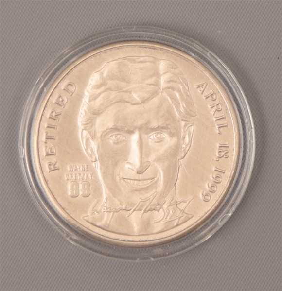 1999, 2000 and 2001 Royal Canadian Mint Hockey Hall of Fame Limited-Edition Sterling Silver Inductee Medallion Sets (3) - All Signed by Inductees Including Gretzky!