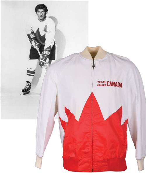 Jean Ratelles 1972 Canada-Russia Series Official Team Canada Jacket with His Signed LOA