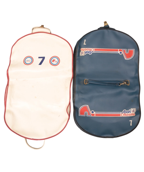 Jim Doreys Late-1970s WHA Quebec Nordiques Equipment/Travel Bags (2) from Family with LOA