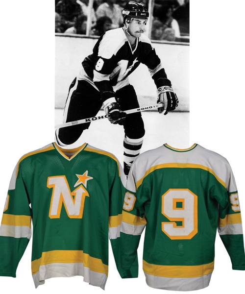 Ron Zanussis 1979-80 Minnesota North Stars Game-Worn Jersey - Team Repairs!