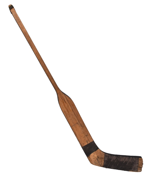 Scarce 1920s Goalie Stick with Unique Construction