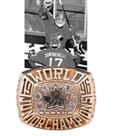 Ed Chynoweths 1996 World Junior Championships Team Canada 10K Gold Ring from Family with LOA - Won Gold Medal!
