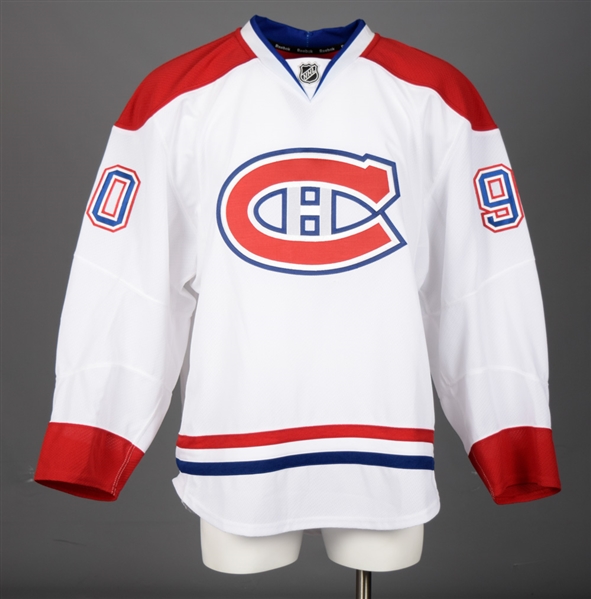 Philippe Lefebvres 2011-12 Montreal Canadiens Game-Worn Home Pre-Season Jersey and Game-Issued Away Jersey with Team LOAs