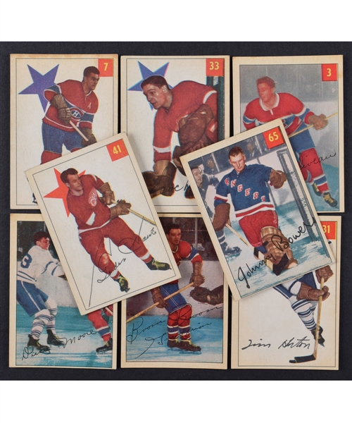 1954-55 Parkhurst Hockey Complete 100-Card Set