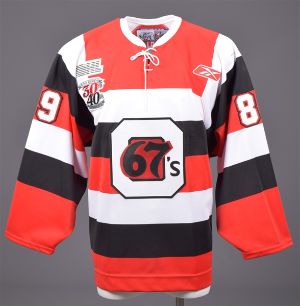 Logan Coutures 2006-07 OHL Ottawa 67s Signed Game-Worn Jersey