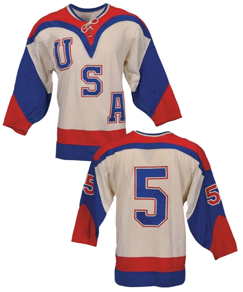 Team USA Late-1970s Rawlings Tie-Down Durene Game Jersey