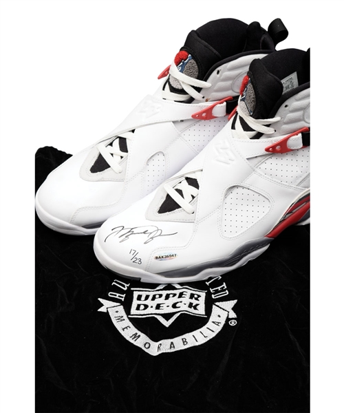 Michael Jordan "Air Jordan 8" Pair of Shoes with Signed Limited-Edition Left Shoe #17/23 Including UDA COA