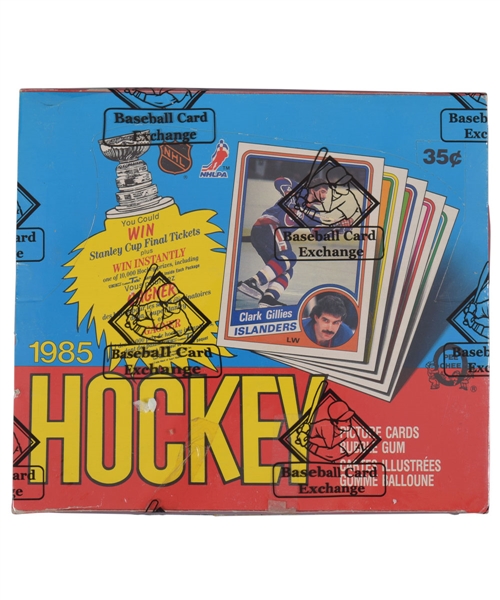 1984-85 O-Pee-Chee Hockey Wax Box (48 Unopened Packs) - BBCE Certified