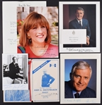 Canadian Prime Ministers Autograph Collection with Diefenbaker, Turner, Trudeau and Mulroney