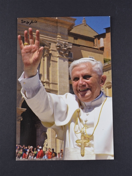 Cardinal Bergoglio (Pope Francis) Signed Postcard with Letter of Provenance