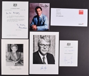British Prime Ministers Margaret Thatcher, John Major and Tony Blair Signed Photos