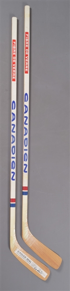 Dave "Tiger" Williams October 20th 1976 Toronto Maple Leafs Dennis Owchar High-Sticking Incident Police Evidence Sticks (2)