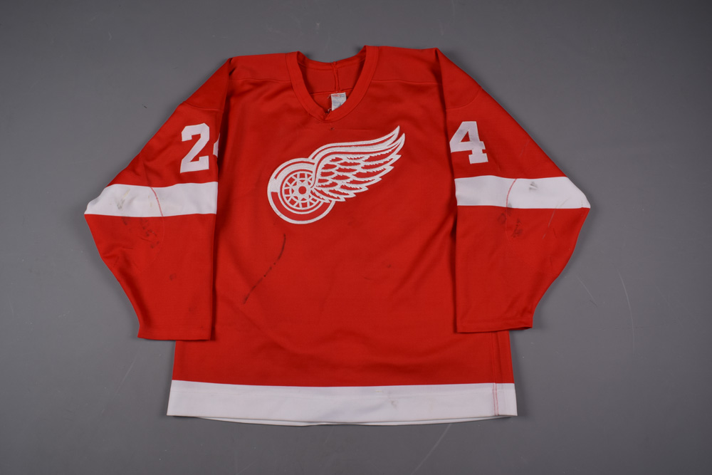 Lot Detail - Bob Probert's 1987-88 Detroit Red Wings Signed Game-Worn ...