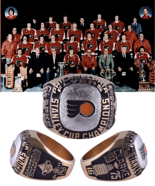 Philadelphia Flyers 1974-75 Stanley Cup Championship Bobby Clarke Sample Ring