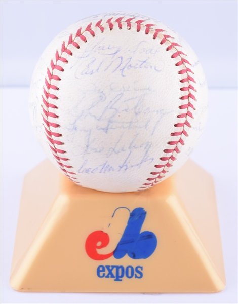 Montreal Expos 1969 Inaugural Season Team-Signed Official NL Warren Giles Ball