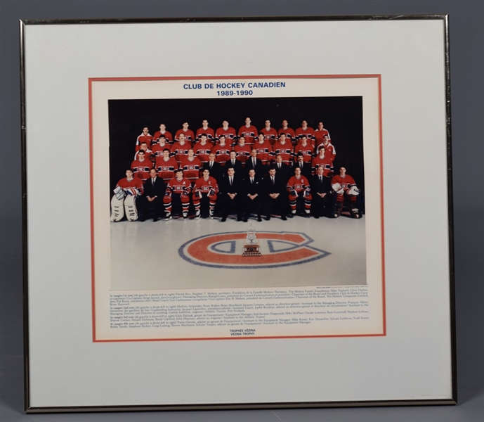 Montreal Canadiens 1984-85, 1986-87 and 1989-90 Official Team Photos (20" x 22") 