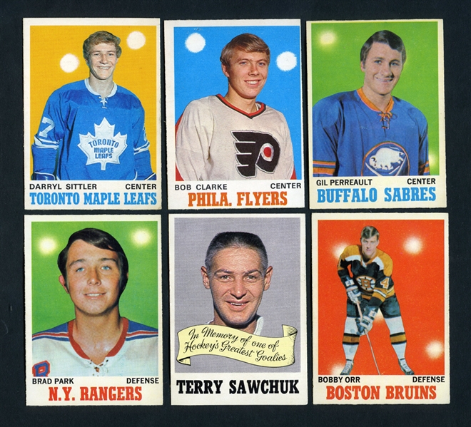 1970-71 O-Pee-Chee Hockey Complete 264-Card Set